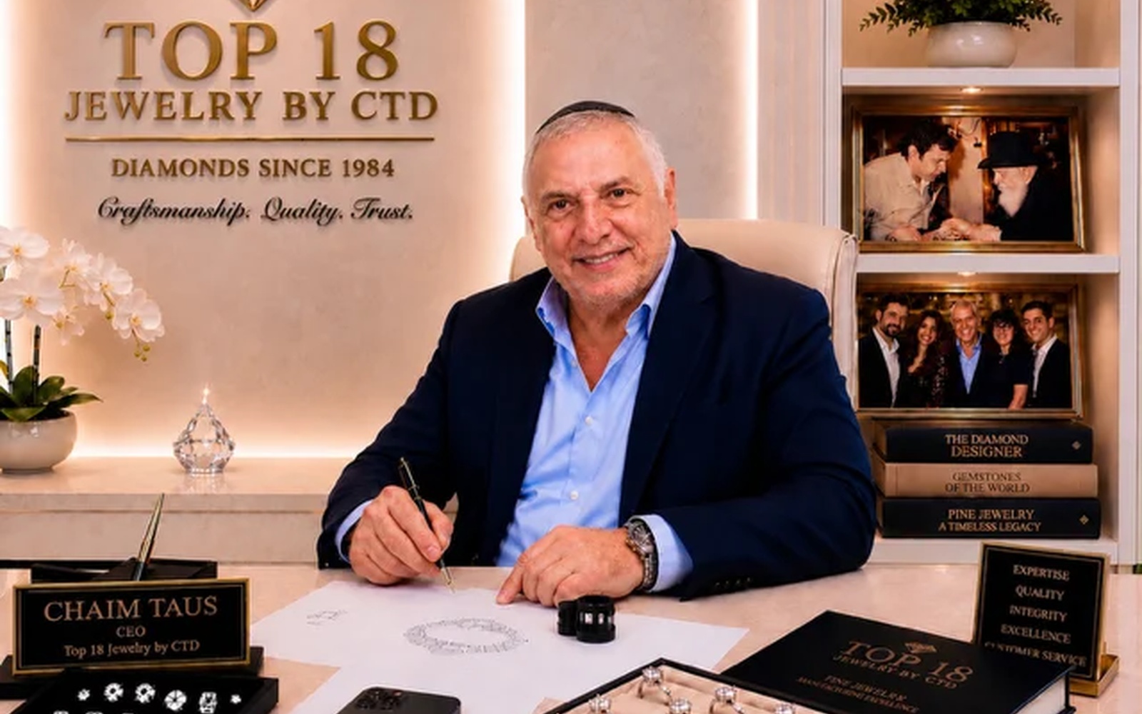 Fine diamond jewelry presented by Top 18 Jewelry by CTD