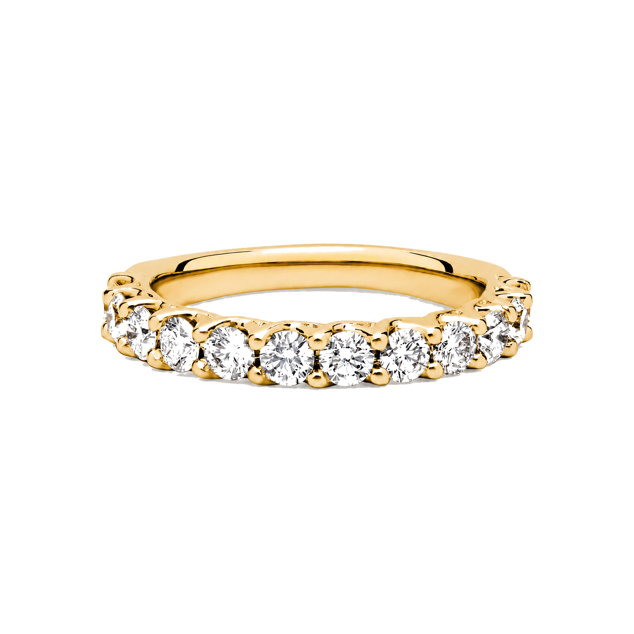 Lab Round Diamonds 1.00 CTW 14K Yellow Gold Ring